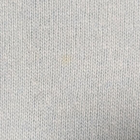 Vintage 1950s Blue and White Beaded Floral Button Up Cardigan Sweater XS/S *READ - Picture 10 of 10